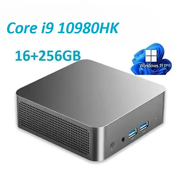 2026 MINI PC Windows 11 Pro Core i9 10980HK 32GB RAM 1TB 2TB SSD WIFI 6 BT5.2 4K HD Mini Gaming Office Study Pc