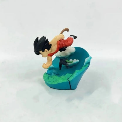 7-8cm Anime Dragon Ball Z Figure Master Roshi Bulma krillin Goku Action Figures Pvc Collection Model Toys for Gifts