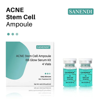 4PCS Salmon DNA Gold BB Glow Kit Dr.Pen Gold Stem Cell Ampoule Foundation Starter AQUA Peptide Face Skin Care Essence 8ml