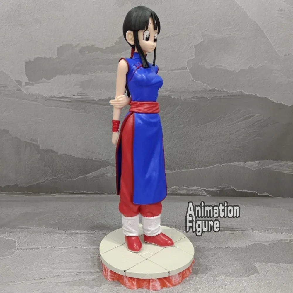 28cm/11.02 Anime Dragon Ball Z Figure Goku's wife Chichi Action Figures Pvc Statue Desktop Ornamen Collection Model Toys Gifts