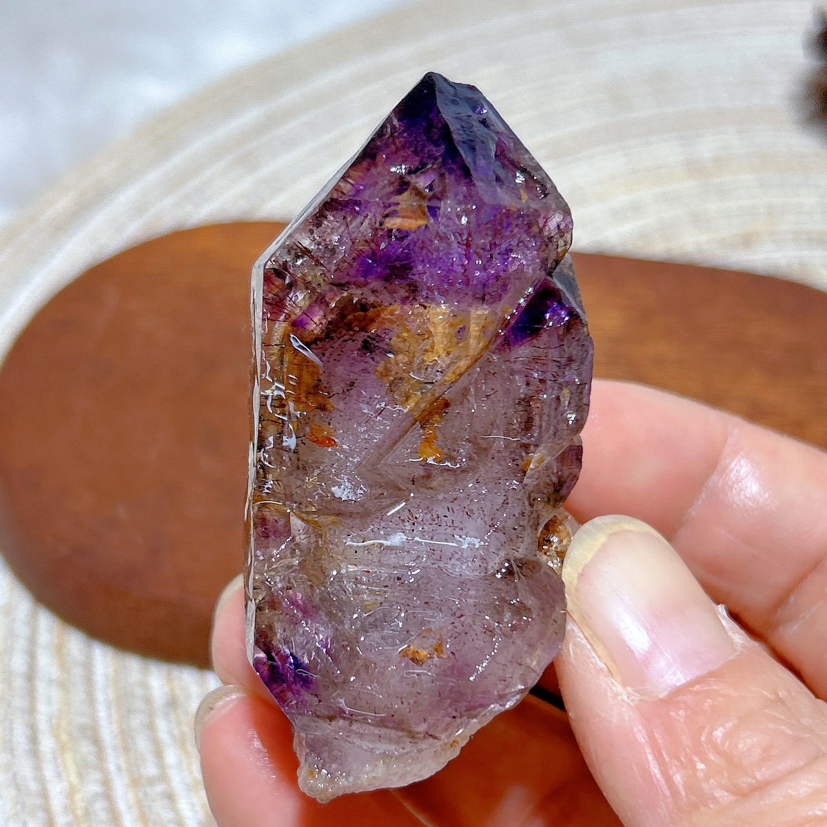 Natural Crystal Tanzania Super Seven Specimen Raw Stone Healing Ore Energy High Quality Gemstones Home Decorations Precious Gift