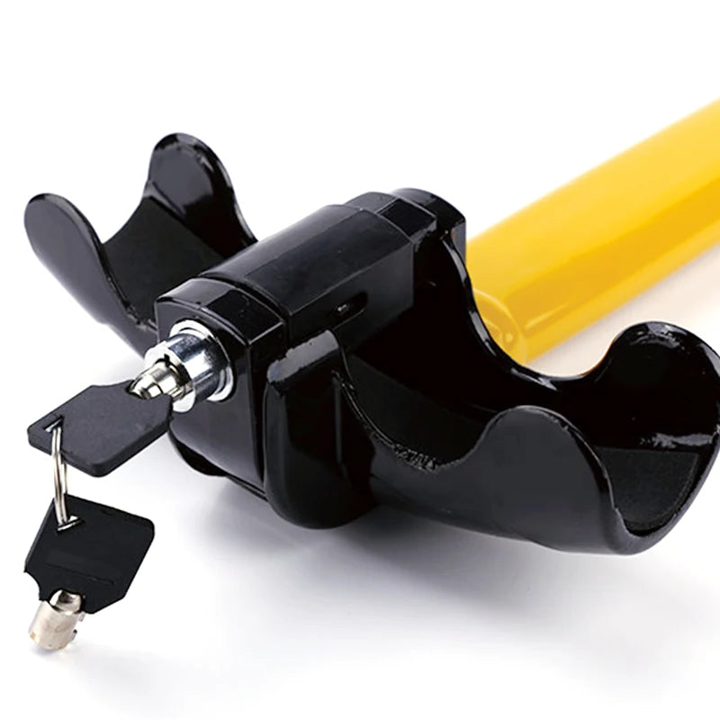 EAFC Car Steering Wheel Lock Heavy Duty Stainless Lock Universal Anti-theft Car/Van Security Rotary Enhance Automobile Security