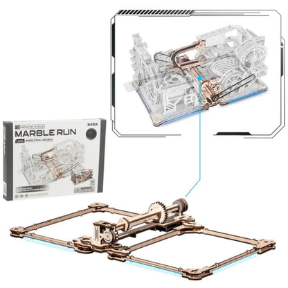 Robotime Marble Track Connecting Component Kit for Marble Night City and Marble Spaceport Marble Run Link Pack for Adult