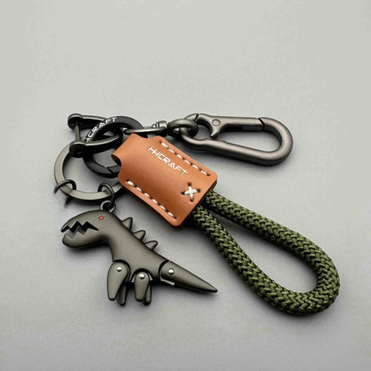 Car Keychains and Motorcycle Decorative Accessories, Woven Rope Metal Keychains, Handbag Pendants, Small Gifts For Backpack