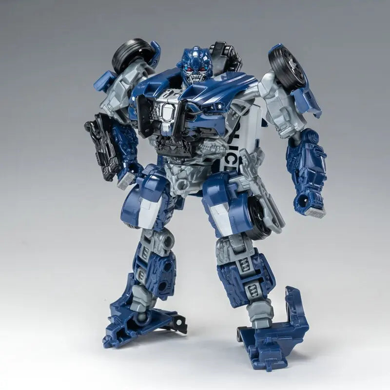 New Transformable Robot FD02 Barricade Action Figure Movie Version Deformation Police Car Robot Model Toy Desktop Ornament Gift