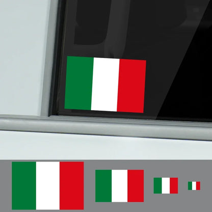 Italian Flag Car Sticker Car Window B Pillar Vinyl Decal Motorcycle Auto Accessories For Alfa Romeo Lancia Fiat Ferrari Maserati