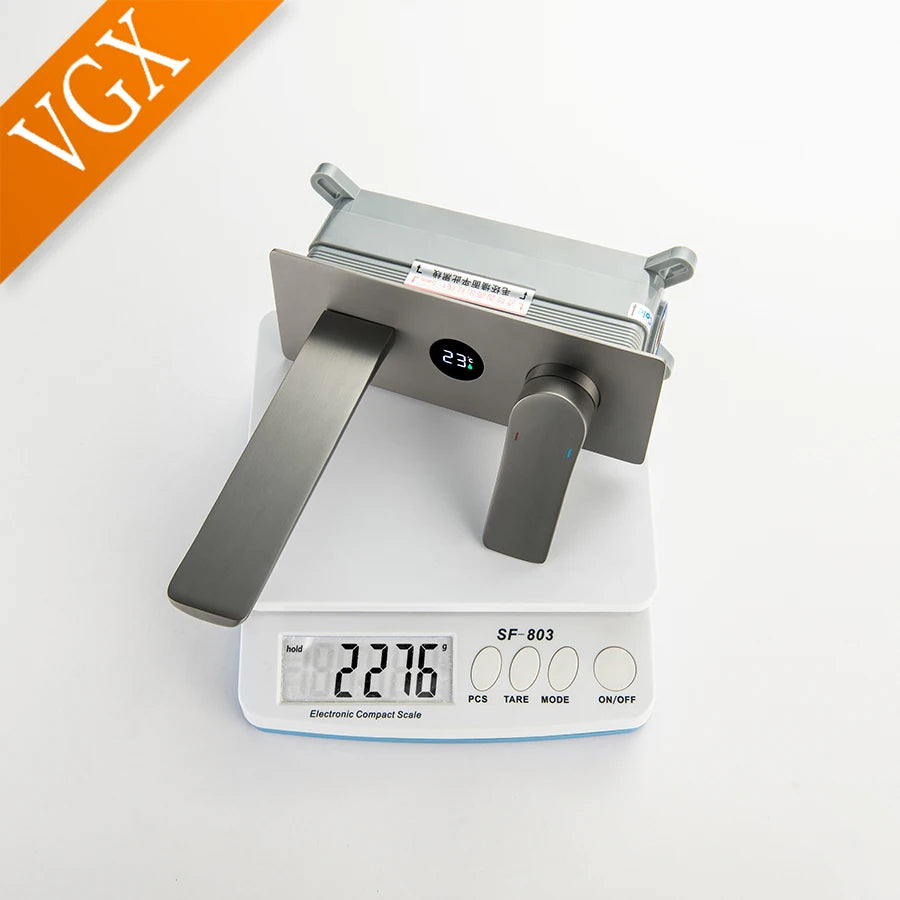 VGX Concealed Basin Faucets Embedded Cartridge Basin Mixer Bathroom Faucet Gourmet Washbasin Tapware Hot Cold Water Tap Brass