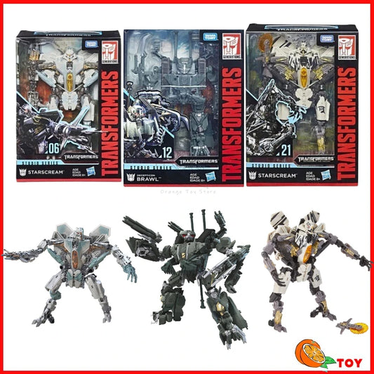 In stock Transformers toys Studio Series V-Class KO Brawl Starscream Brawl  Model Robot Collection Action Figures Toys Gifts