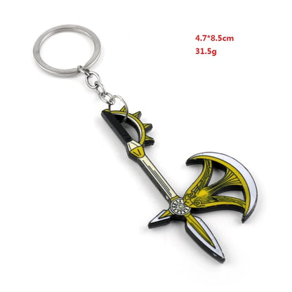 Anime Trinket Keychain The Seven Deadly Sins Keyrings Model Pendant Keyholder Car Keyfob Backpack Key Chain llaveros
