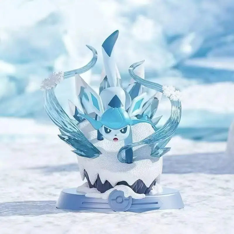 Anime Pokemon Funism Adventure Eevee Family Suit Blind Box Jolteon Sylveon Action Figure Collection Model Kids Toy Gift Replica