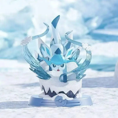 Anime Pokemon Funism Adventure Eevee Family Suit Blind Box Jolteon Sylveon Action Figure Collection Model Kids Toy Gift Replica