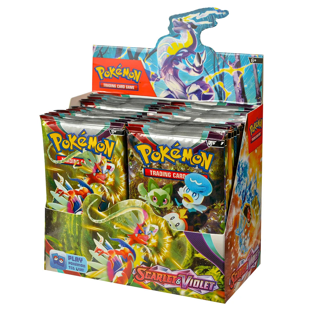 360Pcs English Pokémon TCG: Scarlet Violet Box Pokemon trade card 36 Pack Box