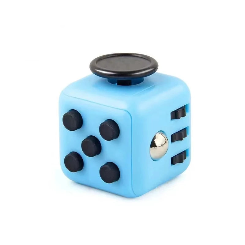 Solid Color Fidget Decompression Dice for Release Stress Autism Anxiety Relieve Adult Kids Stress Relief Anti-Stress Fingertip