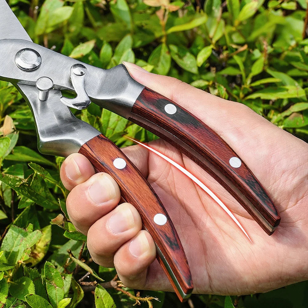 Multifunctional Garden Pruning Shears SK5 Steel Blade Labor Saving Scissors Fruit Tree Flower Branch Bonsai Trimming Tool