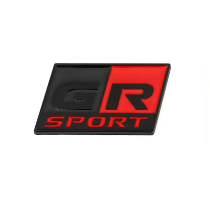 3D Metal Car Sticker Labeling Emblem Badge Decals For Toyota GR Sport C-HR RAV4 Corolla Yaris Camry Prado Prius Auto Accessories