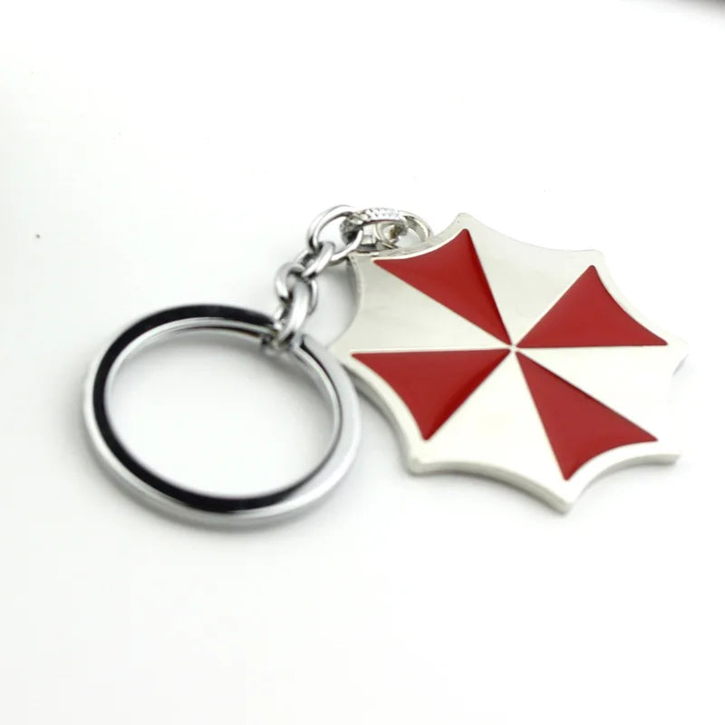 New Umbrella keychain Action Movie Residents Evils llavero брелок Thriller Movie Protective Umbrella Corporation Key Chain Car