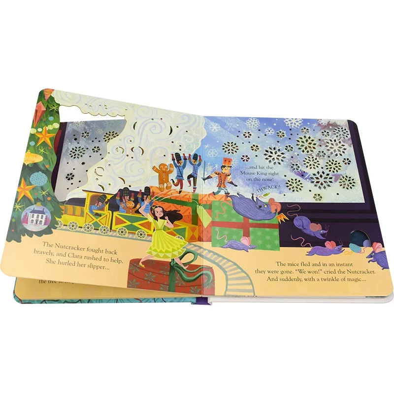 Usborne Peep Inside A Fairy Tale The Nutcracker Montessori Educational English Picture Book for Kids Bedtime Reading Story Books