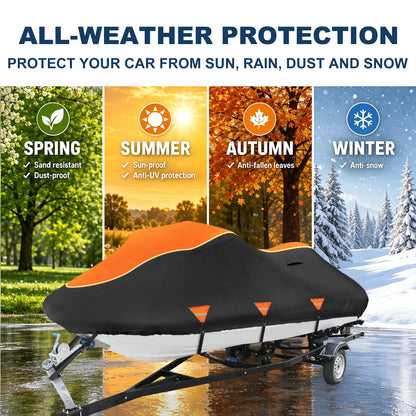 UXCELL Waterproof Oxford for Jet Ski Cover Waterproof for Sea-doo Spark 2up/Trixx 2up