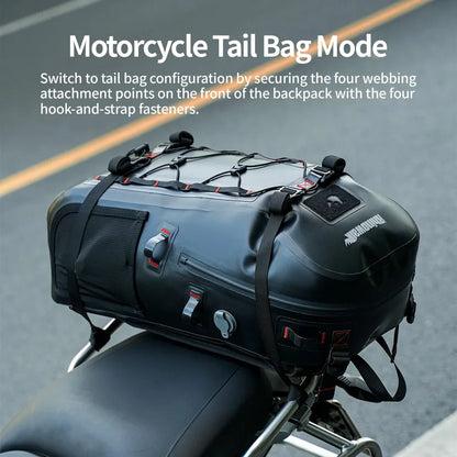 Rhinowalk Motor Backpack Tail Bag Travel Motorcycle bag