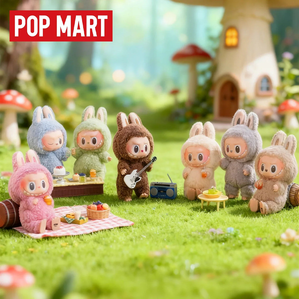 POP MART LABUBU The Monsters Exciting Macaron Artisanal Vinyl Doll Pendant Blind Box Collectible Gift