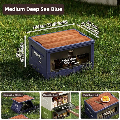 Large-Capacity Storage Box, Outdoor Sub-Box, Trunk Organizer Box, Vehicle-Mounted Camping Collapsible Storage Box, Storage Box