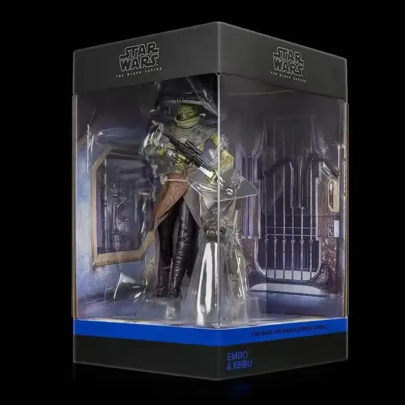 【IN STOCK】 Hasbro Star Wars 6-inch Movable The Mandalorian and Goo Goo Bounty Hunter Emberkabu Set Holiday Collection Gift