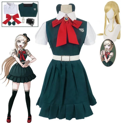 Anime Dangarompa 2 Putus Asa Sonia Nevermind Gaun Cosplay Kostum Princess Uniform JK Uniforms Halloween Party Performance Set