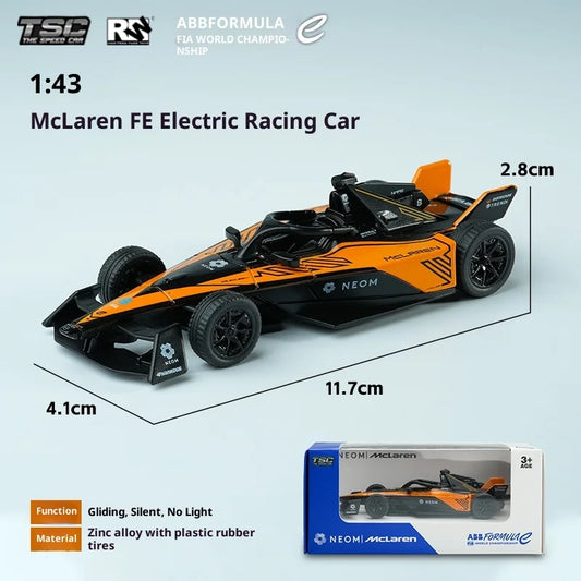 Tsc Speed Card 1:43 Alloy Car Model Porsche Fe Electric Formula Racing Car Model F1 Ornament Gift For Men