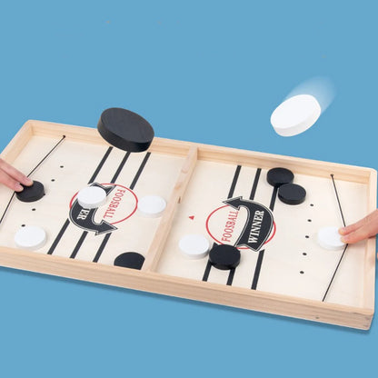 1PC Wooden Bouncing Chess Interactive Chess Bouncing Chess Bouncing Marbles Table Hockey Bouncing Table Soccer Game