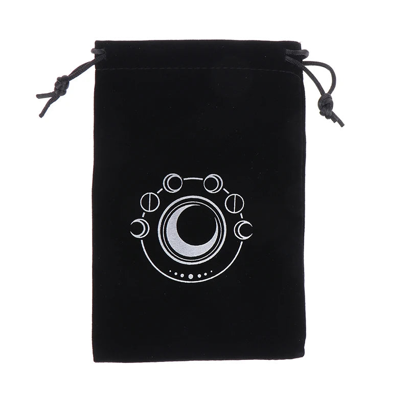1Pc Velvet Tarots Oracle Cards Storage Bag Runes Constellation Witch Divination Accessories Jewelry Dice Drawstring Pouch