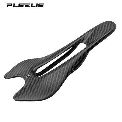 Plselis Full Carbon Saddle Light Road Bike Cushion Weight 66g/90g/100g Waterproof and Wear-Resistant Ergonomic Design