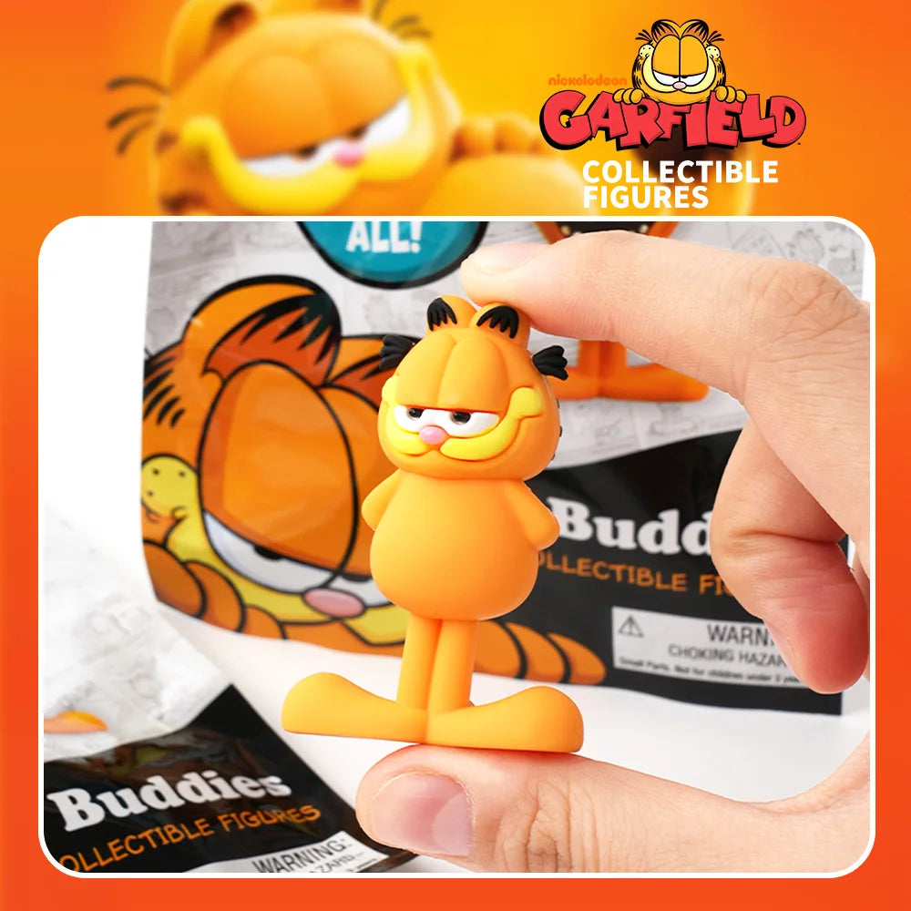 1PC Garfield Officially Licensed Blind Bag Mystery Box Random One Cute Figure Desktop Decor Room Ornament  Birthday Gift