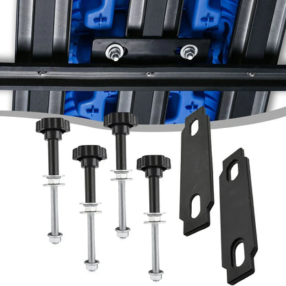 4X Universal Traction Board Kit Easy-to-Install Safety Recovery Board Mount for Off-Road Vehicles