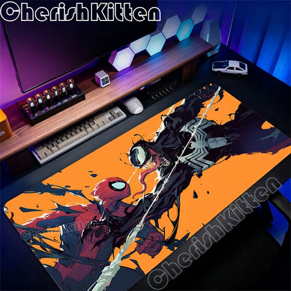 Large Game Console Mousepad Waterproof Mouse Pad Keyboard Computer Laptop Pad office Accessories XXL Marvel Venom Art Desk Mat