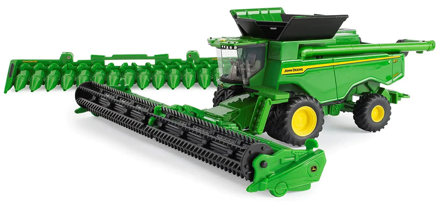1/64 Scale X9 1000 Combine HD50F Draper Head and Folding C16F Corn Head