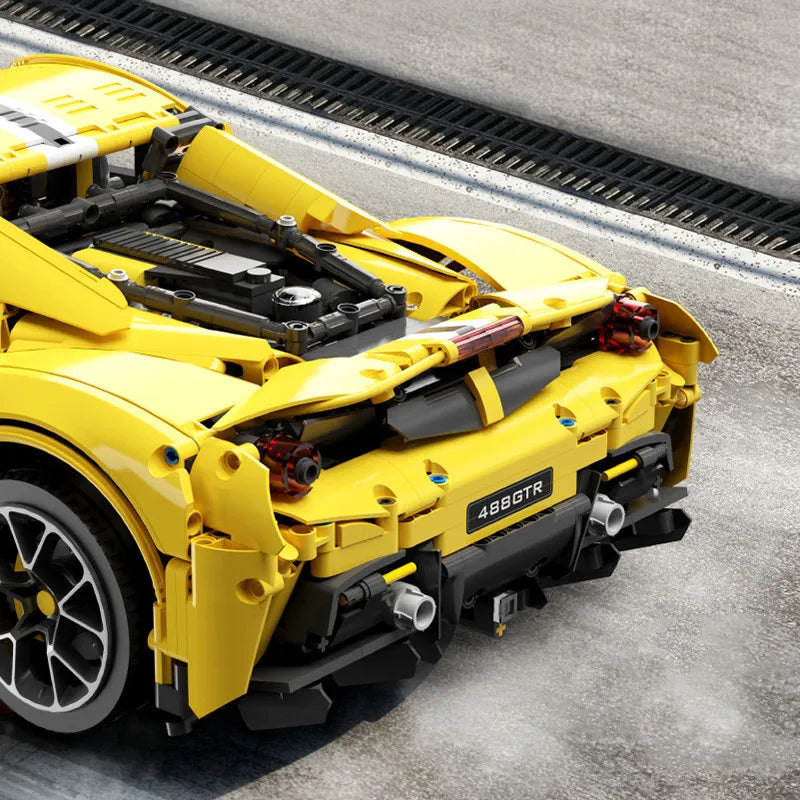 Sports Car Building Bricks Toy set