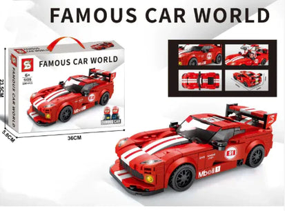 Sports Car Bricks Set