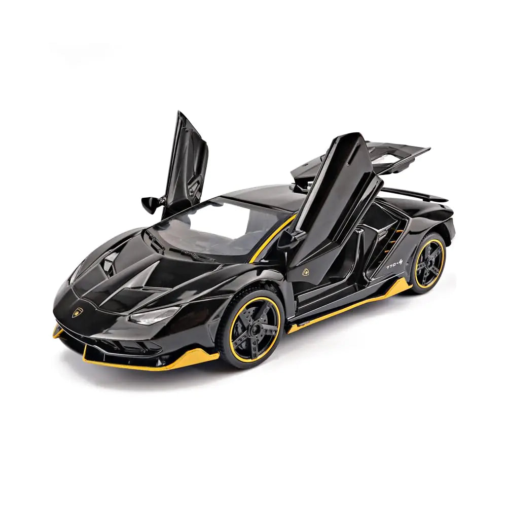 Lamborghini Toy Pull Back Vehicles Diecast Cars Model with Light & Sound