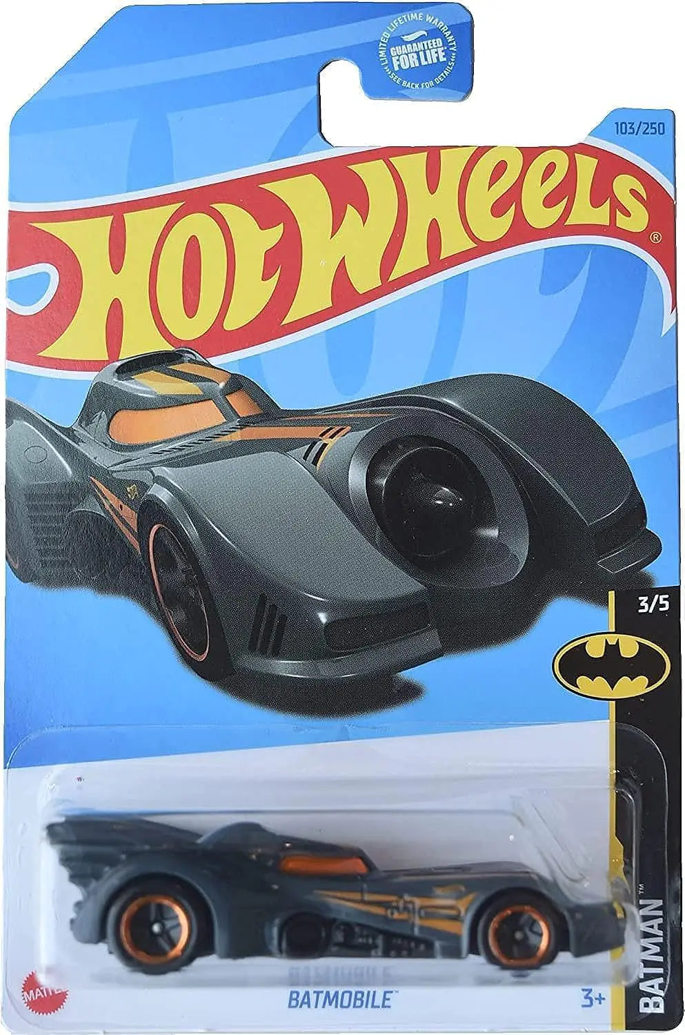 Hot Wheels Batmobile Batman 3/5 [Gray] 103/250