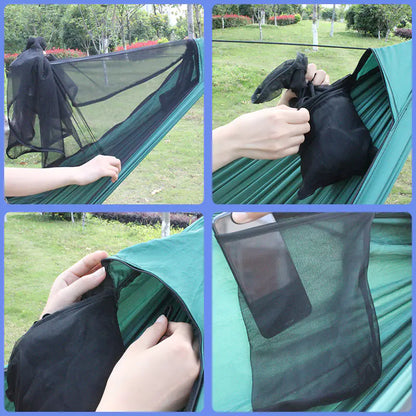 New Detachable Mosquito Net Hammock, Customizable Nylon