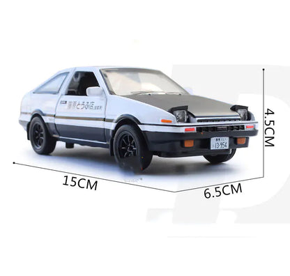 Diecast AE86 Car Model with Sound and Light Features