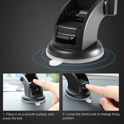 Car Mobile Phone Holder expandable Dashboard windshield Suction Type