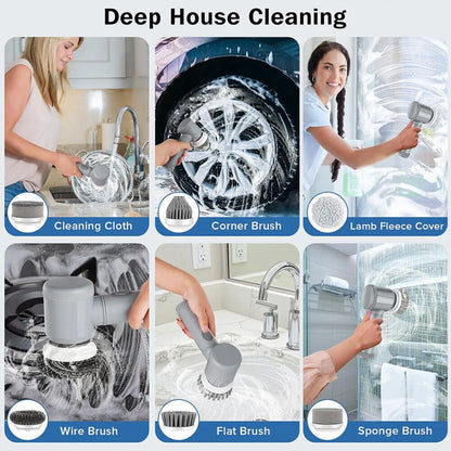 Rechargeable Electric Cordless Cleaning Brush car cleaning