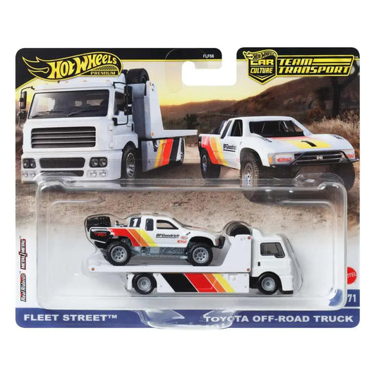 Hot Wheels Fleet Street+ Toyota Off Road Truck Team Transport #71