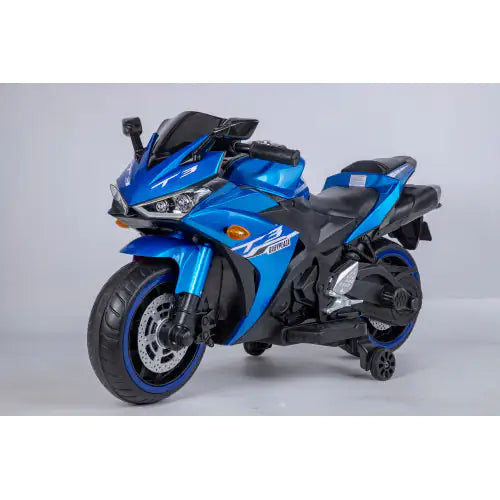 Kid Children ride on Motorcycle 12V with Training Wheels / manual throttle / Lighting wheels