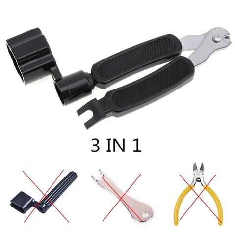3-in-1 Guitar String Winder Cutter and Bridge Puller