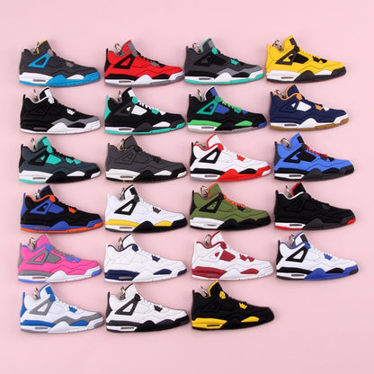 AJ4 Jordan Sneakers Keyring for Fans