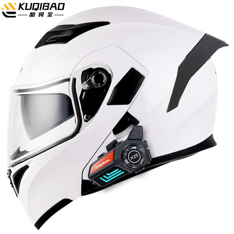 Cool Ride Anti-Fog Dual Lens Bluetooth Motorcycle Helmet