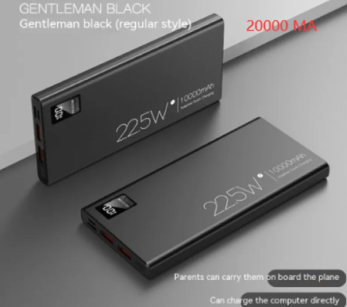 Dual Port High Capacity 10000 - 30000 MAH Power Bank 22.5W OUTPUT