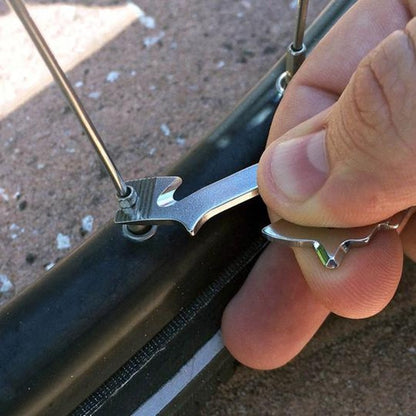 Multifunctional EDC Tool with Keychain Bottle Opener